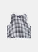 Gilet sans manches réversible carreaux LAOLO / 24H1BGQ1CSM001