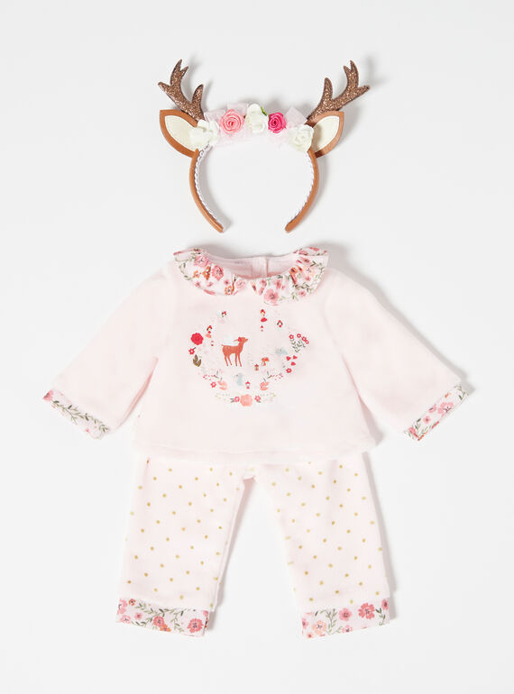 Tenue pyjama biche pour poupée Mila TENUE08 / 20J7GF12HPO307