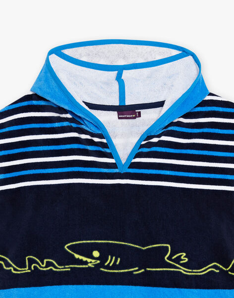 Cape de bain motif requin enfant garçon CYCAPAGE / 22E4PGO1CDBC244