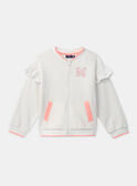 Sweat zippé à volants MIXFLETTE / 25E2PF52JGH311