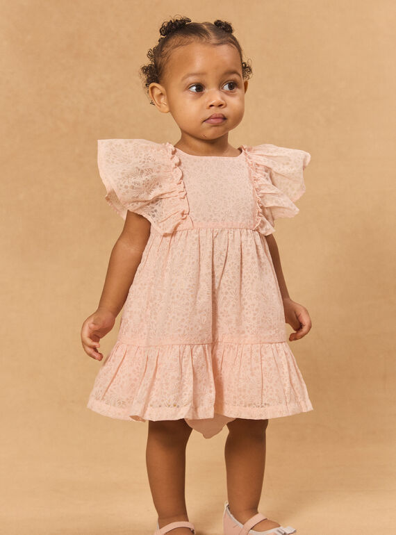 Robe en voile fleuri MAFARAH / 25E1BFL2ROB415