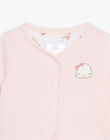 Veste réversible rose bébé fille DOLLY / 22H0CFH1VES307