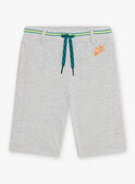 Bermuda gris chiné enfant garçon CODAGE / 22E3PGM3BERJ922