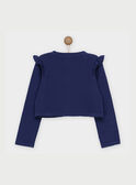 Cardigan bleu marine REROETTE / 19E2PFE1CAR070