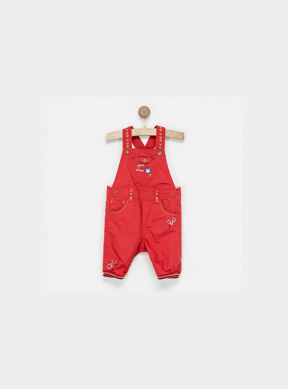 Salopette courte rouge NAKEMYL / 18E1BGI2SAC511