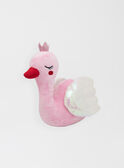 Cygne rose et ailes irisées swan / 20J7GF34PE2030