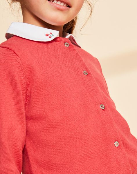 Cardigan rouge en coton FRITETTE 1 / 23E2PFJ1CARF507