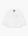 Chemise écru en gaze de coton FAGEORGE / 23E1BGD1CHM001