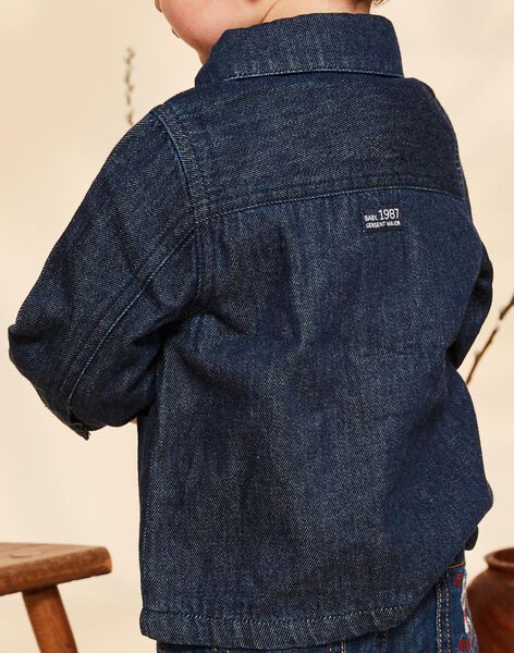 Veste bleue en jean à animation oreilles 3D FILEON / 23E1BG52VESP269