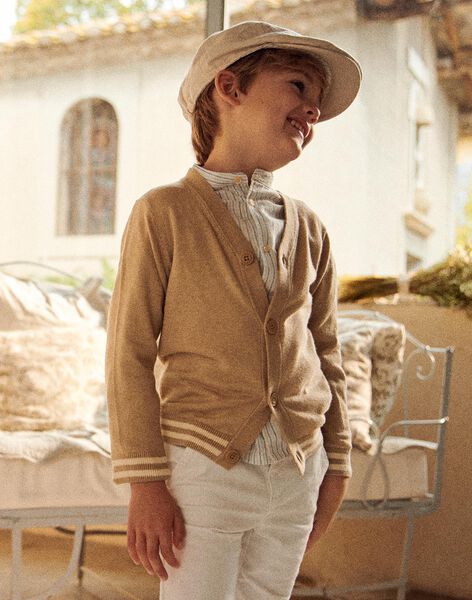 Gilet beige FRECOTAGE / 23E3PGI1GIL806