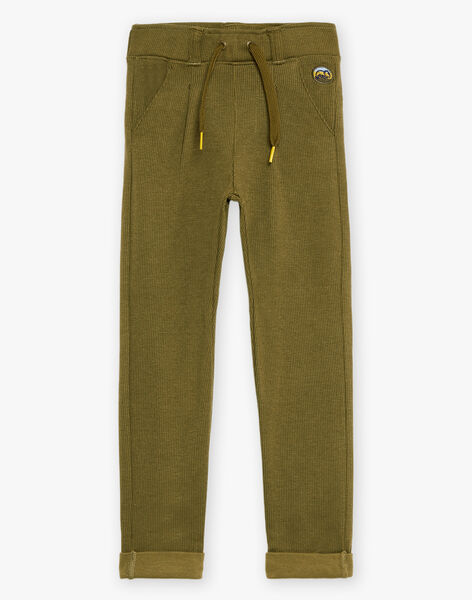 Pantalon confortable en milano kaki DAFENDAGE / 22H3PGD1CFP633