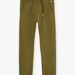Pantalon confortable en milano kaki
