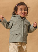 Imperméable détail rayé MILOUIS / 25E1BG31IMP631