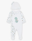 Pyjama et bonnet en velours écru FOUAD_B / 23E0NG71GRE000