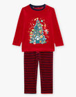 Pyjama de Noël en velours thème sapin DODILAGE / 22H5PG72PYJF528