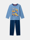 Pyjama velours Construction LECAGE / 24H5PG44PYJC236