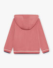 Haut de jogging à capuche rose foncé DRAGONETTE / 22H2PFL1JGHD312