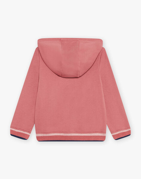 Haut de jogging à capuche rose foncé DRAGONETTE / 22H2PFL1JGHD312