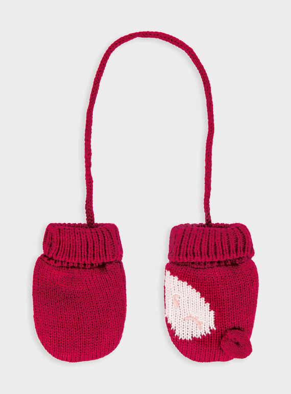 Gants grenat PANATALIE / 18H4BFK1GAND302