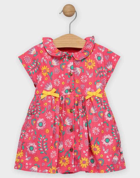 Robe Rose Fleurie Bebe Fille Les Jours Fleuris Bebe Sergentmajor