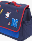 Cartable en canvas marine DACARTAGE / 22H4PGE2BESC205