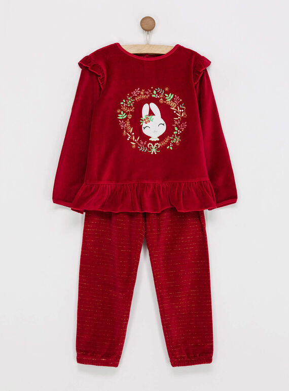 Pyjama rouge  PYRAMETTE / 18H5PFS2PYJF512
