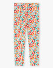 Legging écru à fleurs FELEGETTE / 23E2PFB1LG001