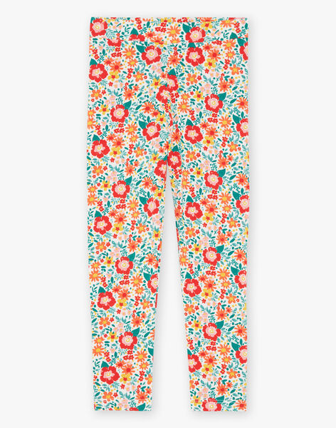 Legging écru à fleurs FELEGETTE / 23E2PFB1LG001