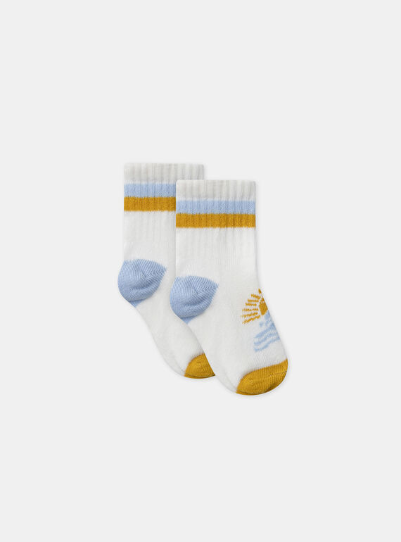 Chaussettes jacquard mer MAMIMI / 25E4BGK1SOQ001