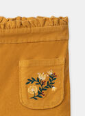 Pantalon Jaune LYPANETTE / 24H2PFO1PAN107