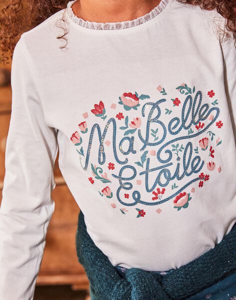 T-shirt à manches longues à imprimé fleuri DUIJETTE / 22H2PFZ1TML001