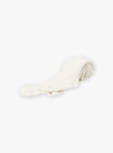 Collant uni écru bébé fille BAENORA / 21H4BF51COL001