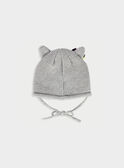 Bonnet gris chiné PACHAPO / 18H4BF61BON943