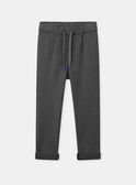 Pantalon gris en maille ajustable Garçon NOCOLAGE / 25H3PGP2CFPJ903
