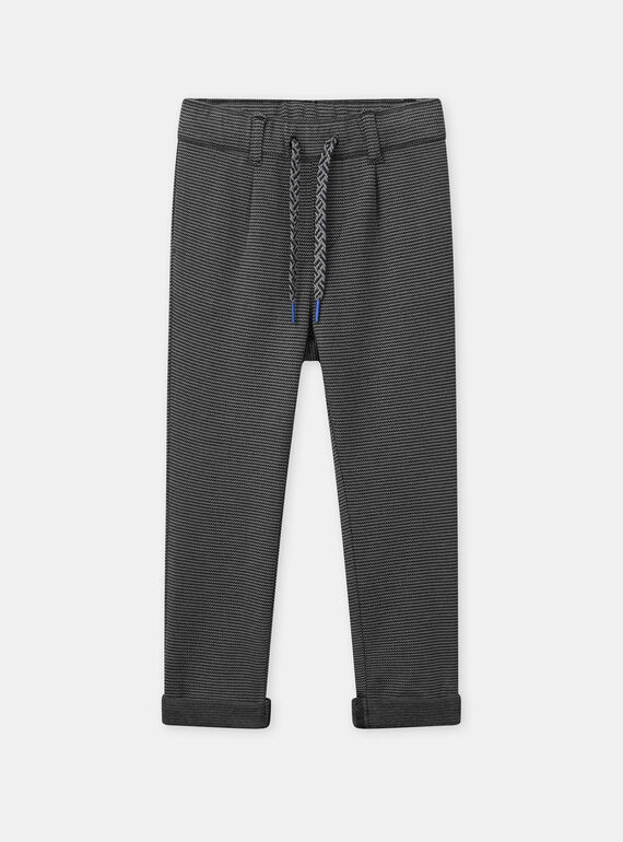 Pantalon gris en maille ajustable Garçon NOCOLAGE / 25H3PGP2CFPJ903