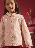 Veste en jean rose MOJACKETTE / 25E2PFJ1VESD317