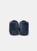 Chausson bleu avec tête d'ours blanc Bébé Garçon NEANTOINE / 25F10BG31CHP070