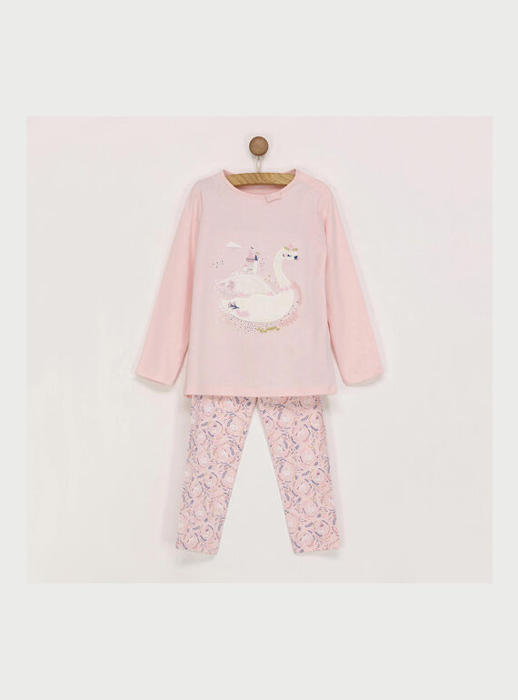 Pyjama rose REJOMETTE / 19E5PF74PYJ030