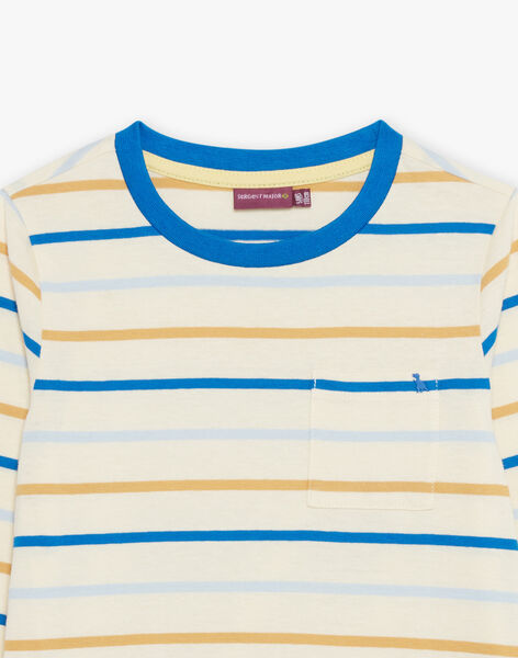 T-shirt écru à rayures FRIXOLAGE2 / 23E3PG82TML114