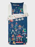 Parure de lit de noël marine avec taie carrée  SOCOUETTE / 19HZENS2PLCC205
