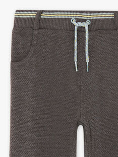 Pantalon multi-poches gris enfant garçon CAPANTAGE / 22E3PGB2CFPJ915