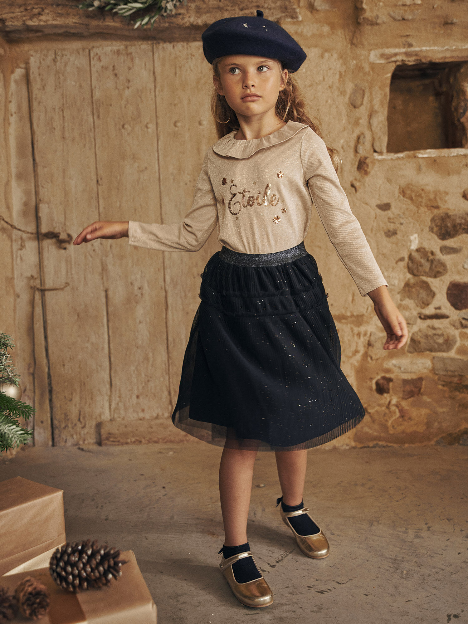 Sergent major top short fille