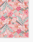 Snood vieux rose à fleurs FISNOUETTE / 23E4PFD1SNOD318