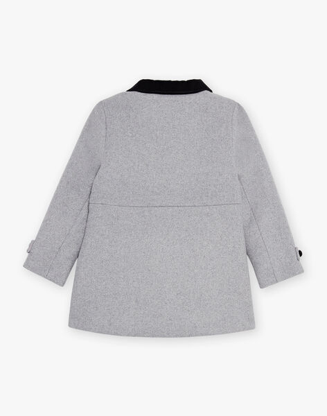 Manteau gris col Claudine DRAMATETTE / 22H2PFM1MANJ922