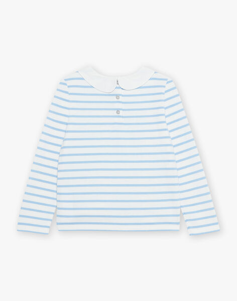 T-shirt à rayures bleu et blanc FRIMETTE 3 / 23E2PFJ1TML001