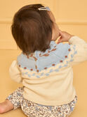 Pull jacquard fleurs LAROSE / 24H1BFS1PULA011