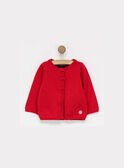 Cardigan rouge NADINE / 18E1BF81CAR050