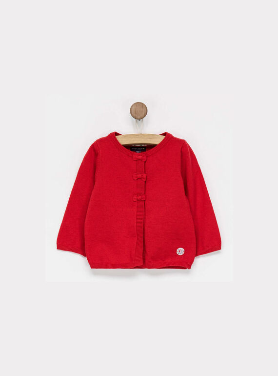 Cardigan rouge NADINE / 18E1BF81CAR050