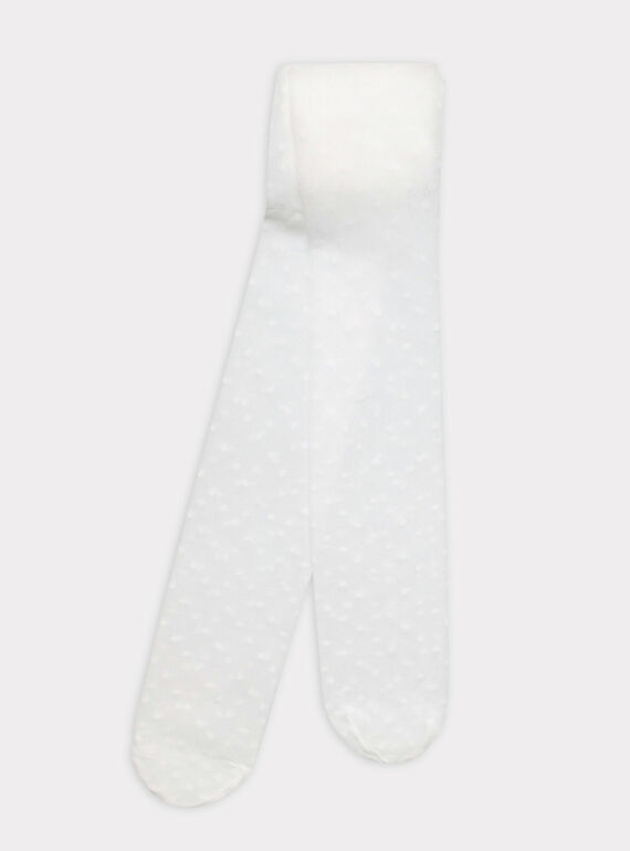 Collant fin blanc RUGALETTE / 19E4PFF2COF001