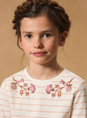T-shirt marinière rose sequins MIXMARETTE 1 / 25E2PF51TML001
